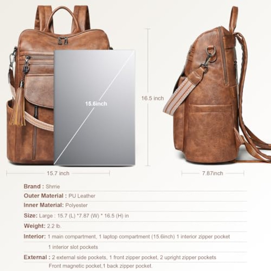 Laptop Backpack for Women 15.6 - Laptop Backpack 15.6 บทวิจารณ์และราคา