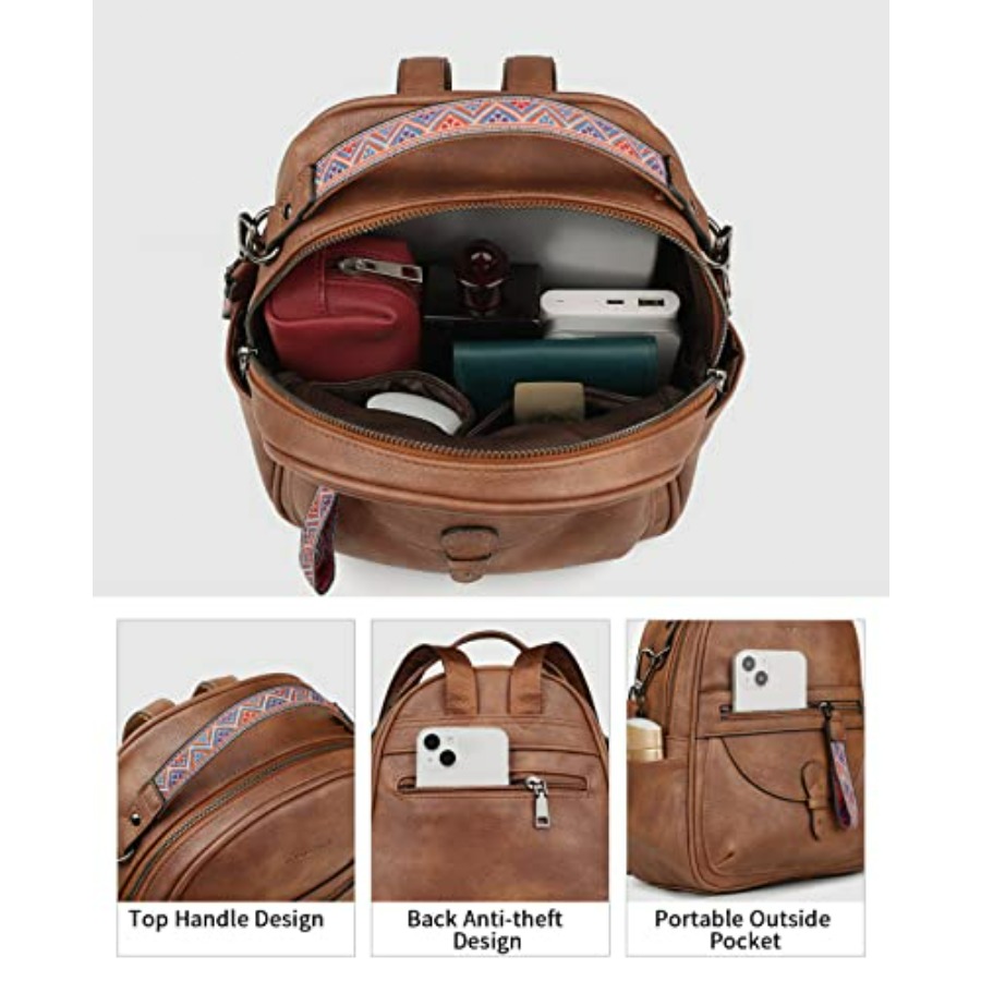 Mini Backpack Purse for Women, - Mini Backpack Purse บทวิจารณ์และราคา
