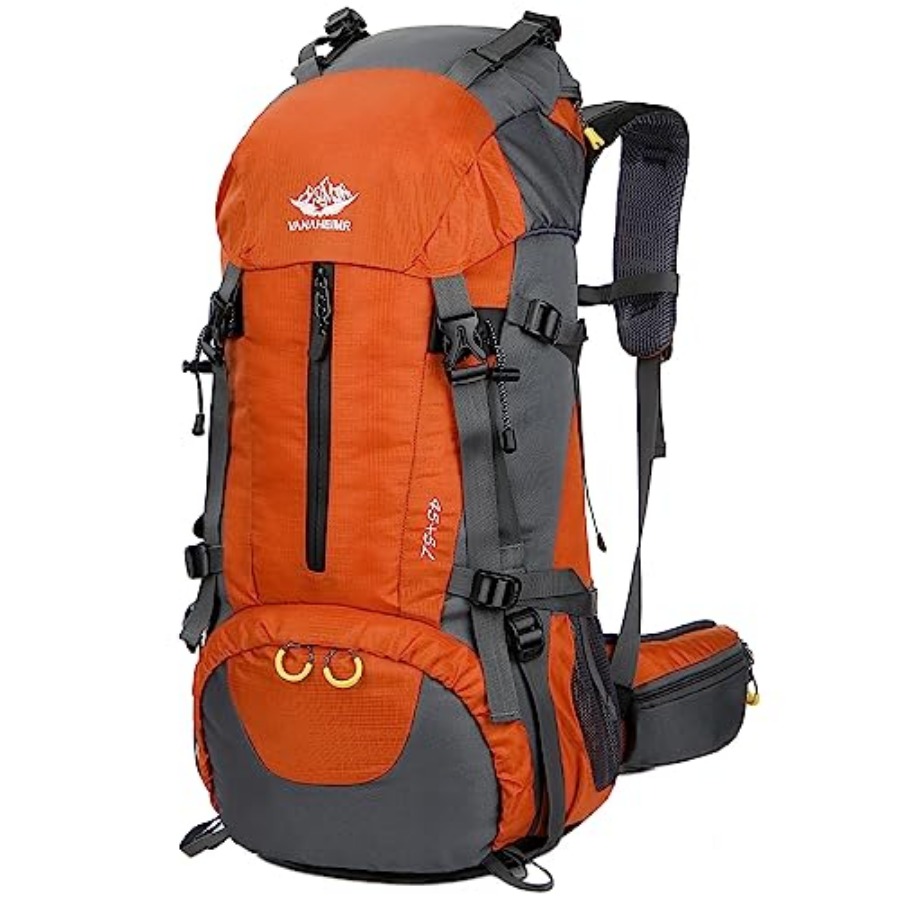50L Hiking Backpack Men Campin - Rain Cover Backpack บทวิจารณ์และราคา