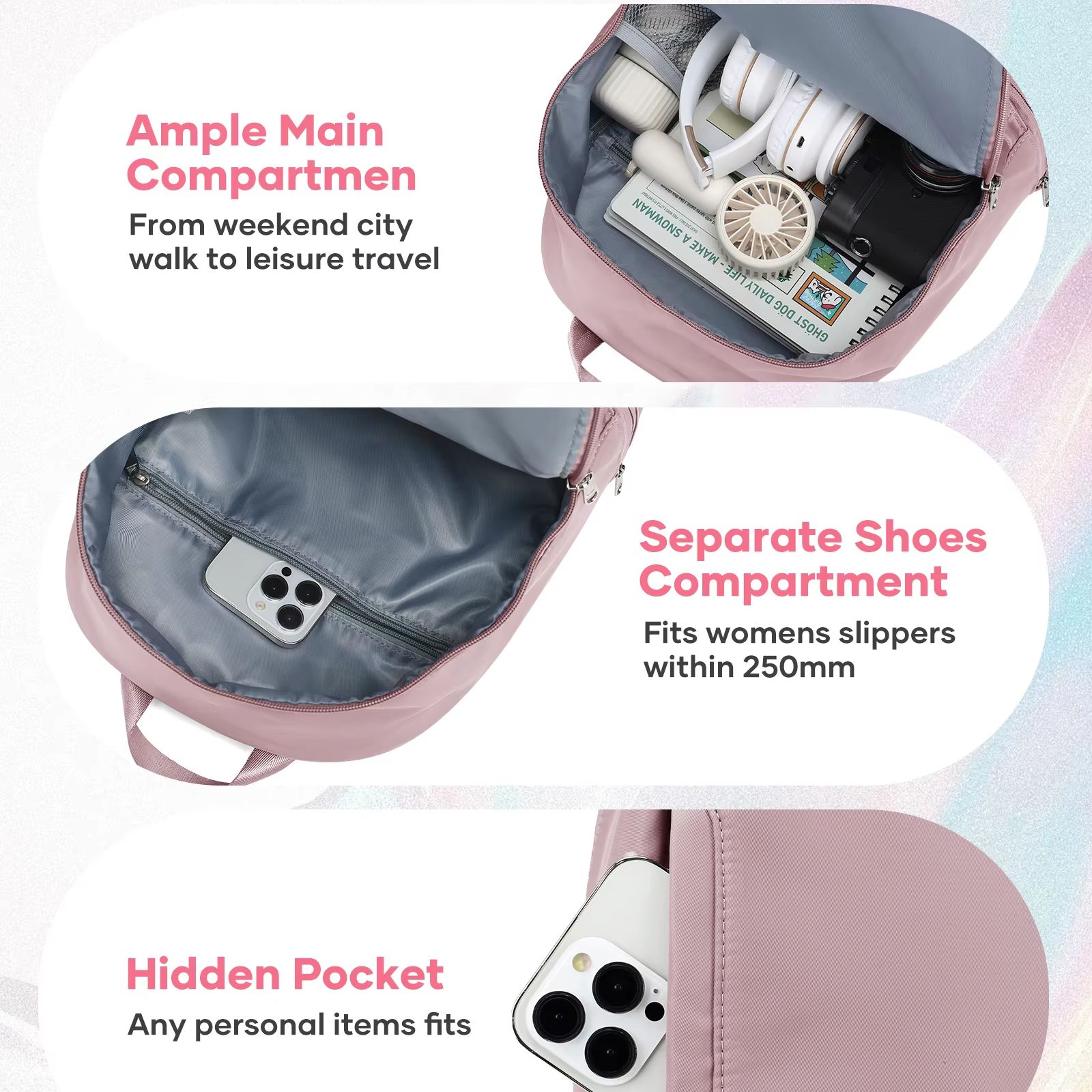 Bag For Women, Small Sports Ba - Fashion Backpack Women บทวิจารณ์และราคา