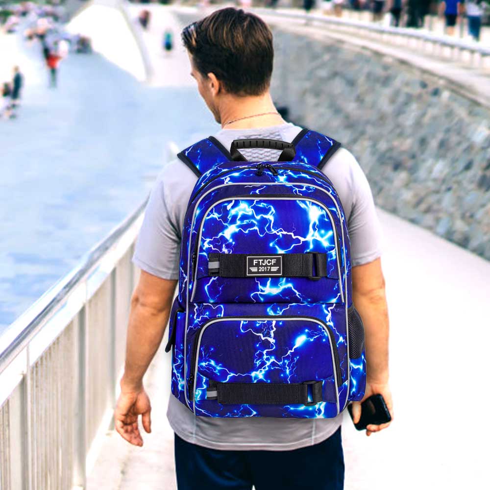 3PCS Lightning boys Backpack,  - School Backpack Teen บทวิจารณ์และราคา