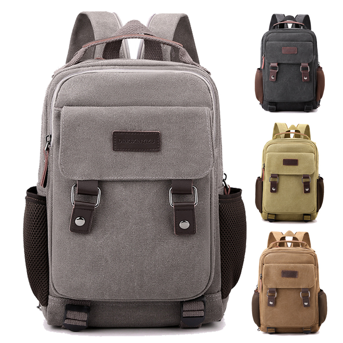 New Canvas Chest Bag Men Large - Canvas Backpack Casual บทวิจารณ์และราคา