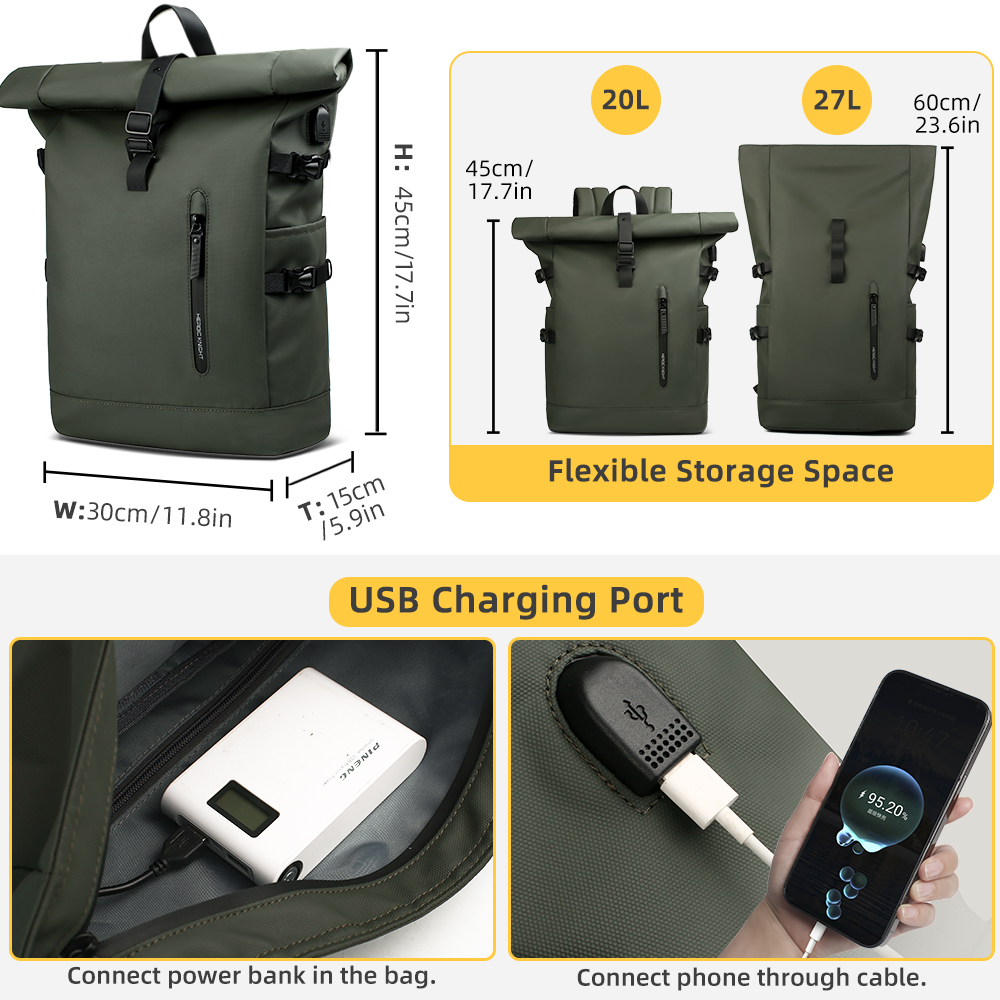 Heroic Knight Men's Backpack O - Laptop Backpack 15.6 บทวิจารณ์และราคา