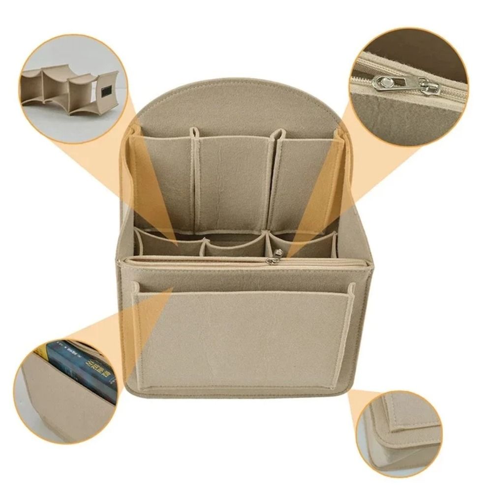 Makeup Organizer Felt Insert B - Backpack Insert Organizer บทวิจารณ์และราคา