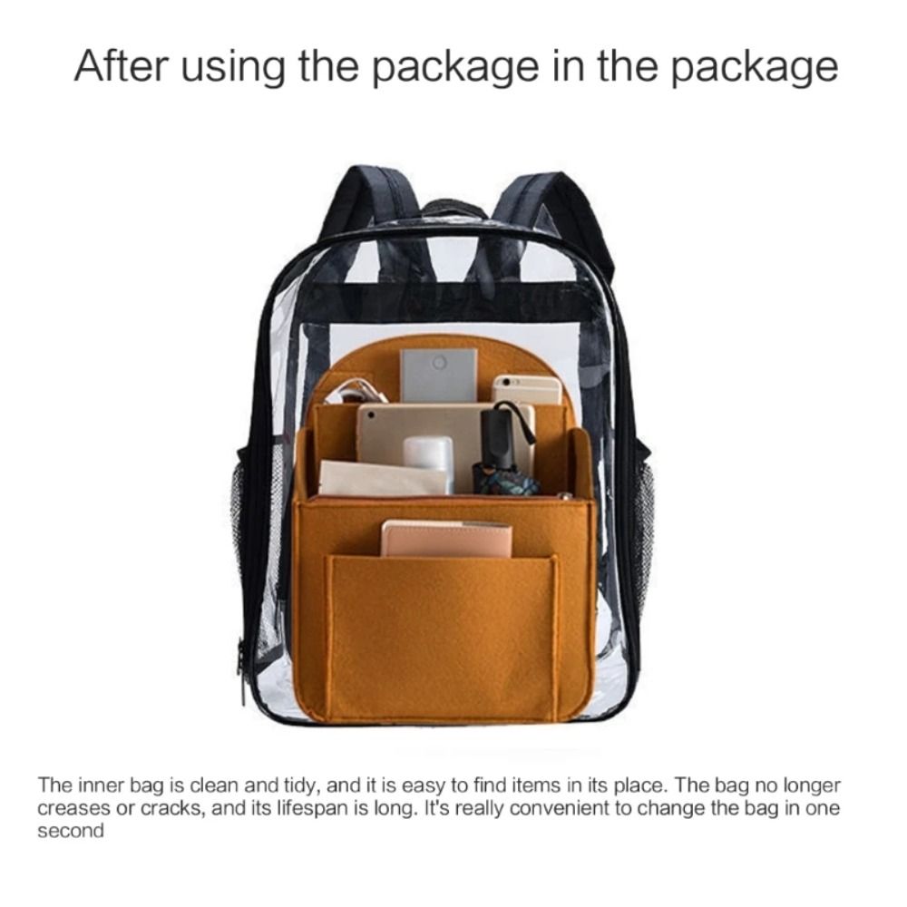 Makeup Organizer Felt Insert B - Backpack Insert Organizer บทวิจารณ์และราคา