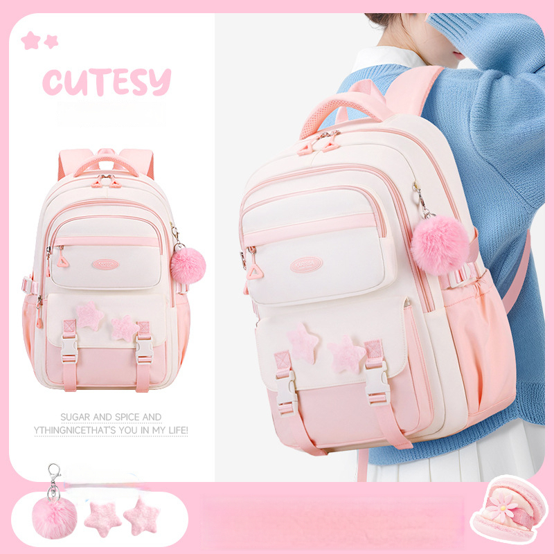 Cute Girls School Backpack Pin - School Backpack Teen บทวิจารณ์และราคา