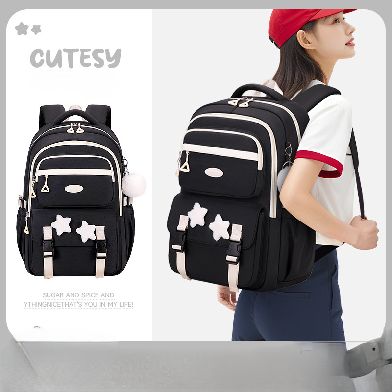 Cute Girls School Backpack Pin - School Backpack Teen บทวิจารณ์และราคา