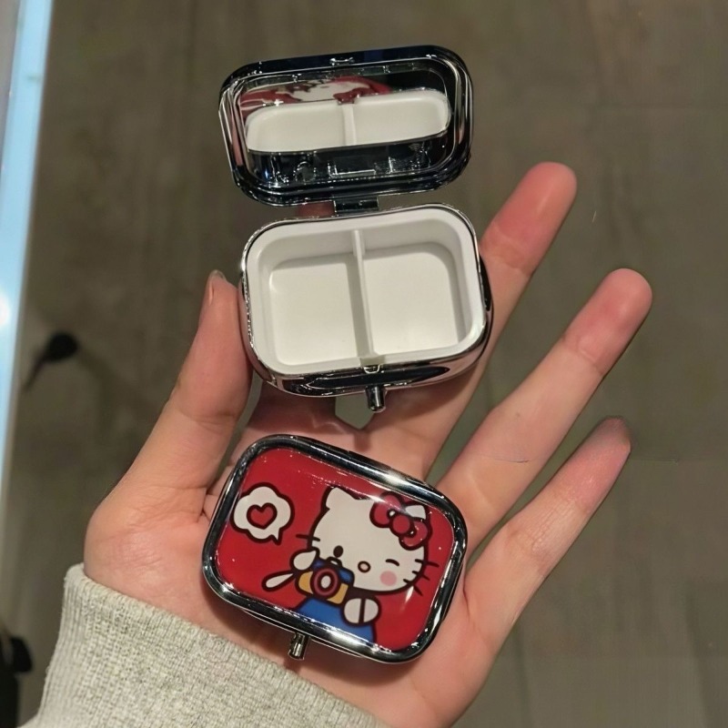 Anime Hello Kitty Metal Storag - Mini Backpack Purse บทวิจารณ์และราคา