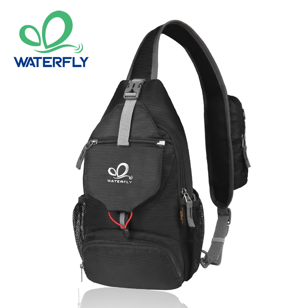 WATERFLY Chest Bag Shoulder Sm - Sling Backpack Shoulder บทวิจารณ์และราคา