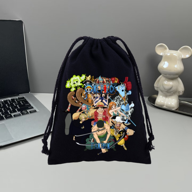 Anime One Piece Drawstring Bac - Drawstring Gym Bag บทวิจารณ์และราคา