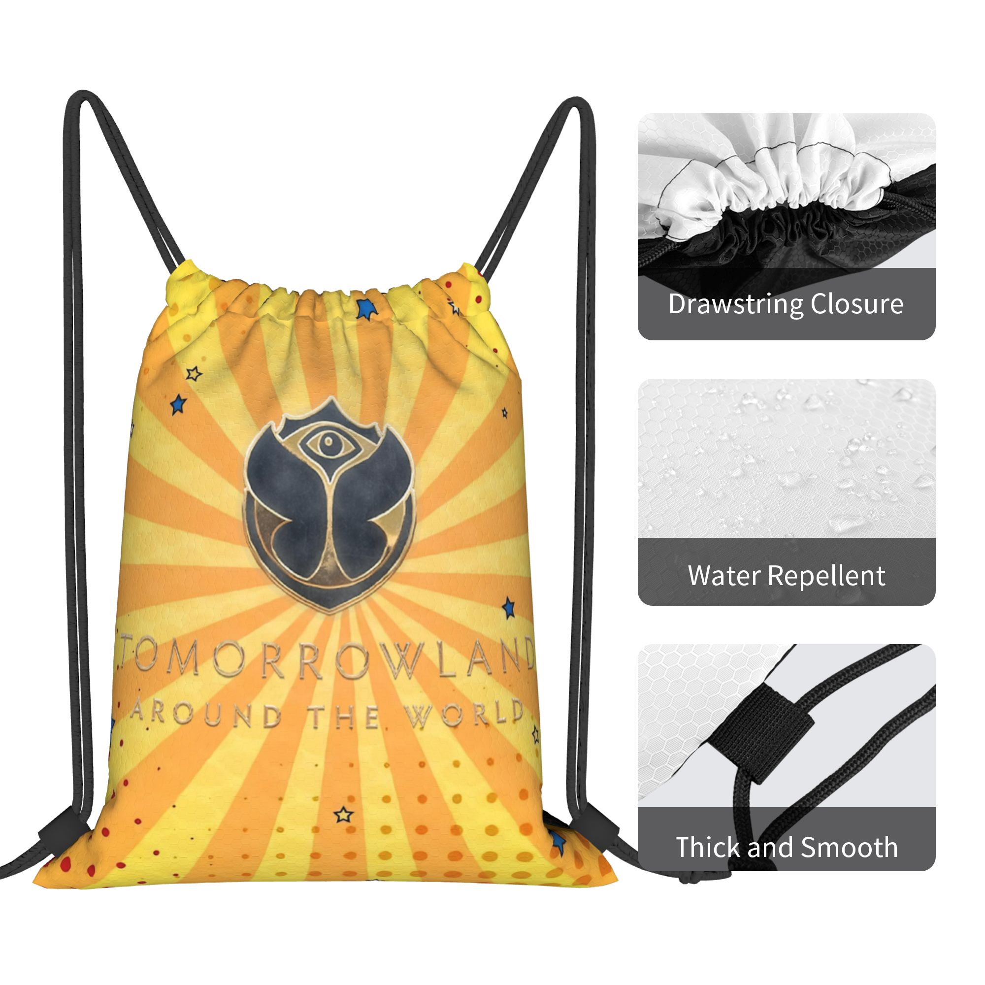 Tomorrowlands Festival Music D - Drawstring Gym Bag บทวิจารณ์และราคา