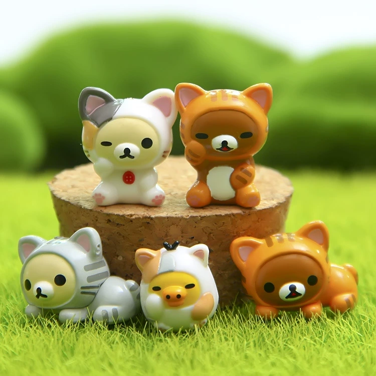 5pcs Rilakkuma Action Figures  - Mini Backpack Purse บทวิจารณ์และราคา