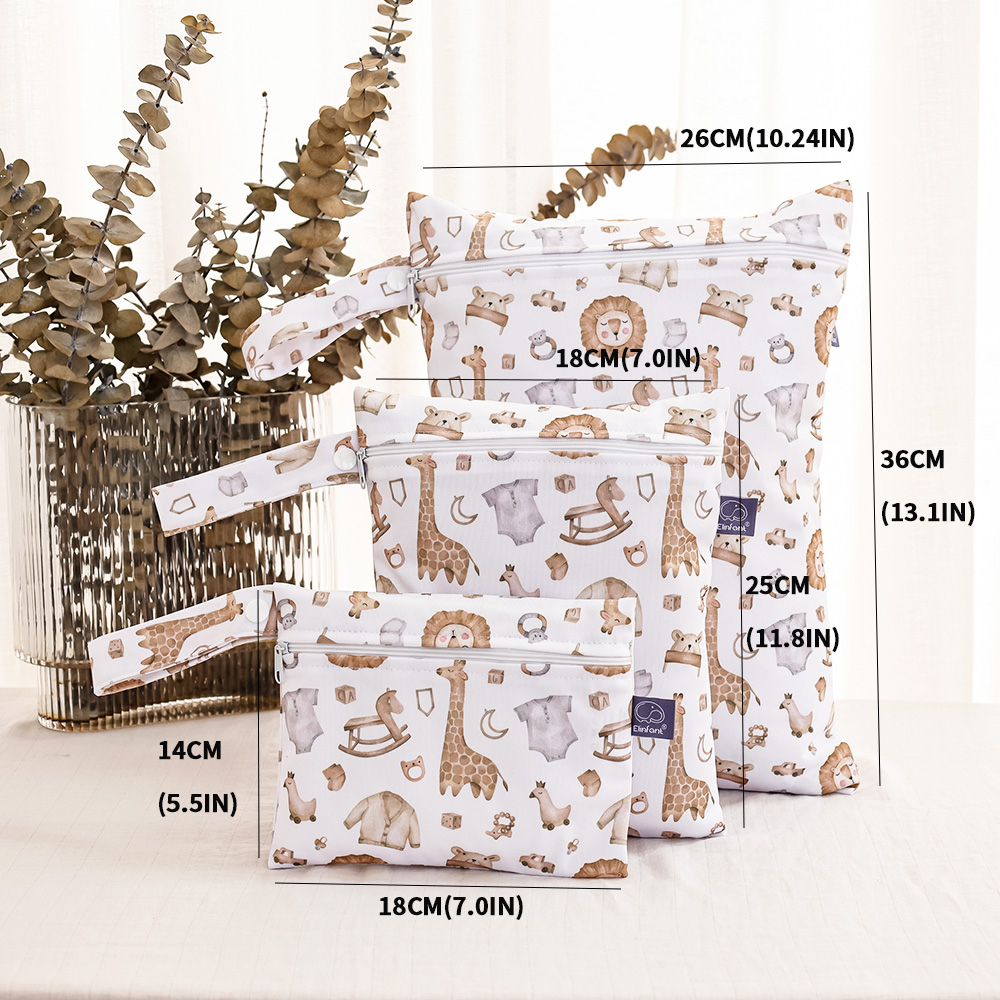 Elinfant 3PCS Travel Wash Cosm - Backpack Diaper Bag บทวิจารณ์และราคา