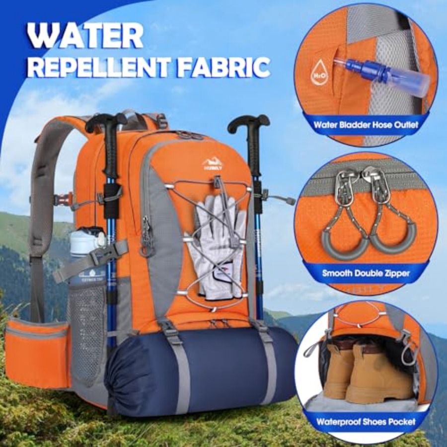 50L Hiking Backpack Waterproof - Hiking Backpack Waterproof บทวิจารณ์และราคา