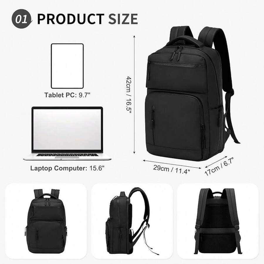 Waterproof Anti-Theft Laptop B - Laptop Backpack 15.6 บทวิจารณ์และราคา